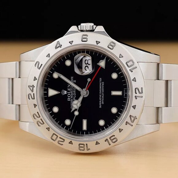 Sale! Rolex Men's Black Explorer Oyster Watch